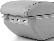 LANCHUN Armrest for C Hevrolet Trax 2014-2017 Bracciolo Box Auto Centro Console Console Console Braccio Rest con Funzione di Ricarica 7 Porte USB Double-Space (Color : Grey)