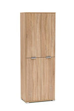 MeMi Me1618RSN Armadio, Legno, Rovere Sonoma, 36.5x60x174 cm