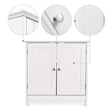 Flyelf Armadietto sotto Lavabo,Mobiletto sotto Lavello con 2 Ante 2 Scompartimenti Ripiani 60 * 30 * 60 cm