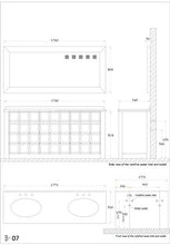 Bador Marble lusso design bagno commode * doppio vanità * doppia unità vanità