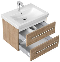 Mobile bagno con lavabo Villeroy & Boch Subway 2.0 65cm rovere chiaro