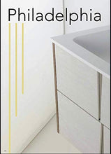 Set Mobile Lavabo Specchio LED Arredo Bagno Moderno Philadelphia120 CERAMICHEMIRANDA-Larice