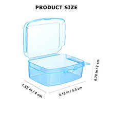 EXCEART 18Pcs Scatola Porta Pillole da Viaggio Custodia per Medicinali in Plastica Custodia per Dispenser di Farmaci Organizer Contenitori Vuoti Piccoli Oggetti per La Casa All'aperto Blu