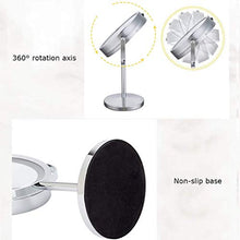 Specchio ingranditore, specchio per il trucco a led Specchio per il trucco illuminato Specchio ingranditore con controllo tattile Supporto per specchietto bifacciale Specchio per il trucco alimentato