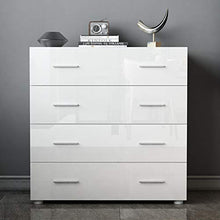 Comò Comodino salvaspazio sicuro e stabile durevole per ufficio in casa(white)