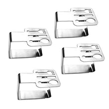 harayaa 8 Pezzi Clip Stabili Tovaglia Argento Supporto Resistenza All'aperto Picnic Barbecue - D