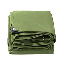 Telone Verde Resistente Impermeabile Telone Resistente, Tela Cerata Impermeabile E Resistente allo Strappo Resistente con Occhielli per Mobili da Giardino, Piscina, Auto, Camion (Size : 6 * 6M)