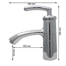 Sanlingo Moderno Bagno Lavabo Miscelatore Monocomando Rubinetto Cromo