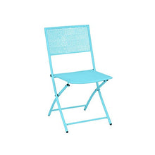 greemotion 126934 Sedia Pieghevole, Blu Turchese, 45x60x85 cm