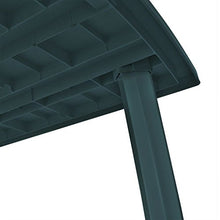 Tidyard Tavolo da Giardino 210x96x72 cm in Plastica,Tavolo da Campeggio Design Semplice ed Elegante,Verde