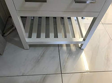 Rubeza Lydia - Top da bagno in marmo Carrara 600 mm