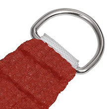 UnfadeMemory Tenda a Vela Sabbia, Vela Parasole Ombreggiante 160 g/m² in HDPE, Adatto per Esterni, Terrazza, Giardino, Prato (4/5x4 m, Rossa)