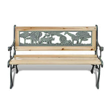 UnfadeMemory Panchina da Giardino per Bambini 80 cm in Legno
