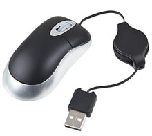 SaySure - USB Optical Scroll Retractable Slim Mouse for Laptop PC