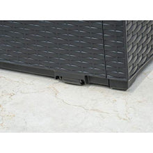Keter Capri - Scatola portaoggetti in legno, 123 x 53,5 x 57 cm, colore: Grigio
