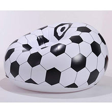 Wsaman Pallacanestro Calcio Poltrona Reclinabile, Relax Comoda Sedia Gonfiabile Pigro Divano con Materiale in PVC Ecologico per Adulti E Bambini,Arancia