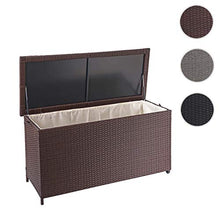 Mendler Baule Contenitore da Esterno HWC-D88 polyrattan ~ Premium 320l Marrone