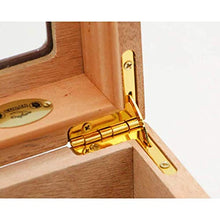 XZJJZ Superficie Legno di Cedro Idratante di Sicurezza - Viaggi Cigar Humidor Cedar Wood igrometro Manuale Cigar Humidor