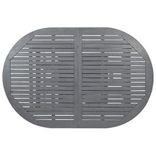 E E-NICES Tavolo da Giardino Grigio 200x100x74 cm in Legno di Acacia