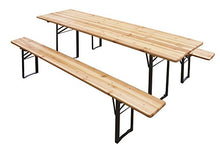 VERDELOOK Gambe di Ricambio per Panca birreria 2 Pezzi, 43x23x2.5 cm