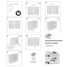 Longlife - Clip in Acciaio galvanizzato per scaffale portabottiglie, 5 Pezzi
