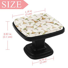 Giraffa del fumetto 4 PCS Pomelli per Porta, Pomolo per Mobile, Pomelli per Mobili con Viti, Maniglia per Armadietto, Pomelli per Porta, Pomelli per Cassetti per Porta, Armadio, Cassetto e Credenza