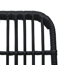 vidaXL Set da Pranzo da Giardino 3 pz in Polyrattan e Vetro