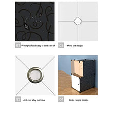 ZWYSL Appendiabiti Portatile Cabina Armadio Componibile Scaffali Componibili Plastica Armadio di Stoccaggio Appendere Staccabile Facile da Assemblare (Size : 8 Doors)