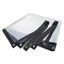 GJSN Outdoor Multiuso Incatramata-Incatramata Resistente Allo Strappo Trasparente con Metalli Occhielli, Panno Impermeabile Isolamento Protezione Solare Di Plastica per Piante Grasse/Window/Giard