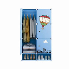 Armadio portatile Appeso Appeso Armadio Semplice armadio Assemblaggio Armadio Armadio Armadio in plastica Armadio Armadio Armadio per stoccaggio Armadio combinazione (Dimensione: 75x47x129cm) yqaae