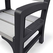 Keter - Montero Lounge Set in Duotech, Colore: Grafite/Grigio