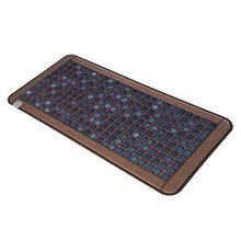 Accessori per la casa Materasso da massaggio semplice ed elegante Materasso in giada Tormalina Meteorite Riscaldamento Pietra Terapia magnetica a infrarossi lontani Cuscinetto in pietra Termostato