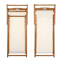 Aktive 61027 Sdraio Pieghevole in Legno Acacia Garden 59x100x94 cm