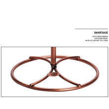 Portabicchieri da vino, classico, in metallo bronzo, con 6 ganci, da tavolo indipendente, per la casa e il bar 220 x 290mm Come da immagine