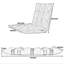 SMC Divano Letto Semplice Divano Moderno Semplice Balcone Pieghevole Divano Semplice Camera da Letto Semplice (Dimensione : 105X52X10CM)