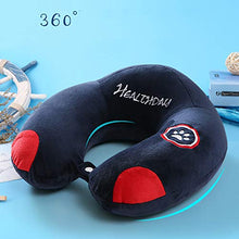 FSGD Cuscino di Corsa, Auto Cotone Memoria del Cuscino del Collo a Forma di U Sveglio Portatile Collo Resto Pelo Cuscino del Collo