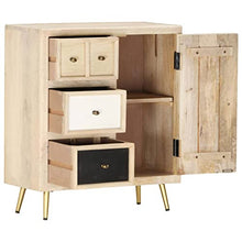vidaXL Credenza 60x30x75 cm in Legno Massello di Mango