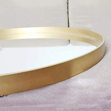 IG Specchio - Specchio Rotondo a Parete da Bagno, Specchio da Parete, Stile Minimalista Nordico, Specchio, Specchio Moderno Del Bagno, Struttura Del Metallo Principale,Oro,80 Cm.