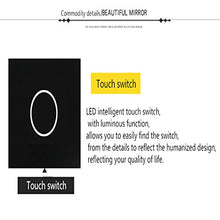 HL LED luce specchio bagno specchio touch sensore impermeabile e anti-appannamento φ70cm, adatto per hotel bar bagno-biancoA-50CM
