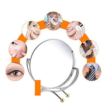 HXYSJ Specchio cosmetico bifacciale a 3 ingrandimenti, Specchio da Tavolo a Rotazione Libera, Specchio da Barba Curvo for Bagno Moda