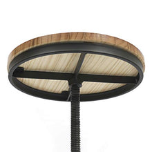 Aohuada - 2 sgabelli da bar vintage, design industriale, altezza regolabile, 60-80 cm