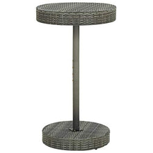 vidaXL Set Bar da Giardino 3 pz in Polyrattan Grigio