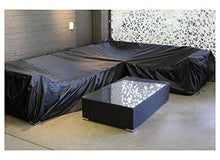 Coperture per divani da Giardino a Forma di L - coperture per arredo Giardino a Forma di L,210D copridivano per EsternoCopridivano da esterno-Nero Left L:200*270 Corner Left L:222x286cm Corner