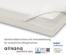 allsana Anallergico, 90 x 200 x 16 cm, biancheria da letto anallergica, antiacaro