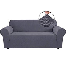 Fodere per Divano Elasticizzate Fodere per Divano a 4 posti per Fodere per Divano da Salotto Fodere per mobili con Fondo Elastico (4 Posti, Grigio) - Arredi Casa