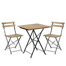 Vacchetti S.p.A Tavolo Dubai Metallo cm.60x60 con 2 Sedie Quadrate