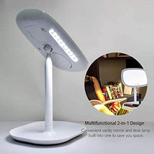 Specchio Home 47 Luci a LED 360 Rotante Desktop Touch Screen Professionale Vanity Beauty Regolabile Countertop