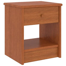 vidaXL Comodini 2 pz Marrone Miele 35x30x40 cm in Pino Massello