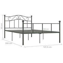 SKM Giroletto Grigio in Metallo 120x200 cm (15.9kg)