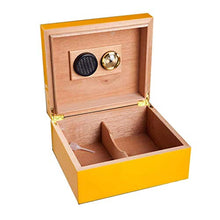 SMEJS Fatto a Mano in Legno Cigar Box Desktop Humidor - Cigar Box Valigia Versatile Seal Resistente all'Usura